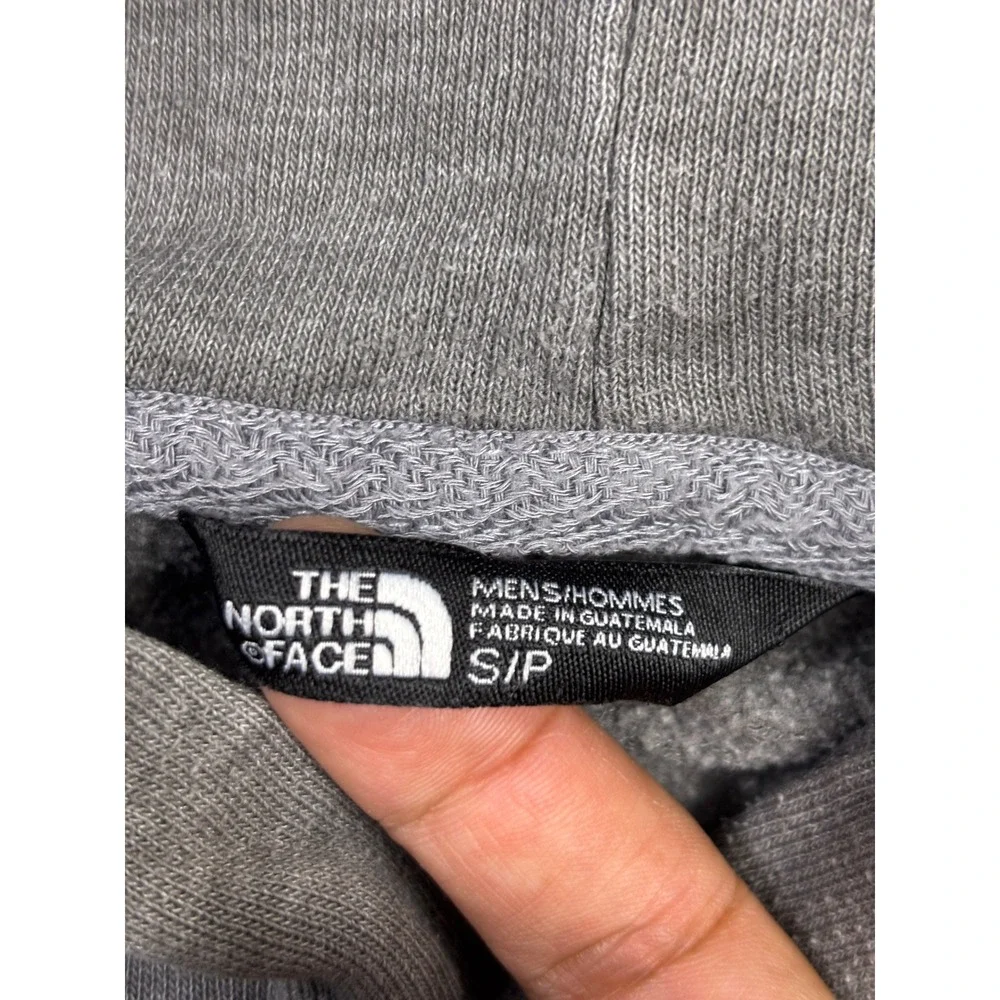 The North Face Mens Red Box Pullover Hoodie Charcoal Grey Small
